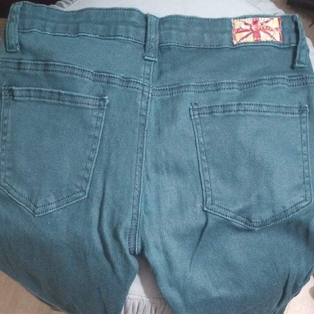 Revole Women's Teal Jeans! Sparkles